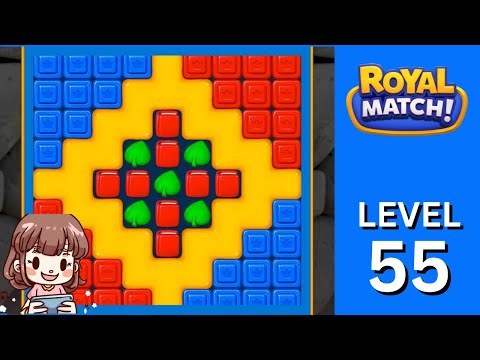 Royal Match Level 55 Walkthrough Solution (No Boosters) 👑