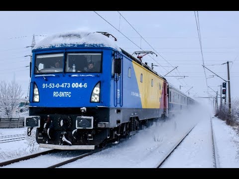Phoenixul 004 cu trenul IR1752 trece pe la CET Suceava - 20.01.2018
