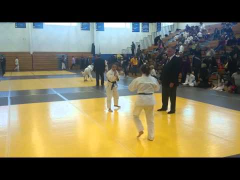 Arianna at Princeton judo tournament