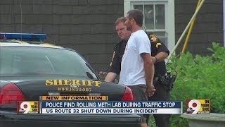 Police find rolling meth lab