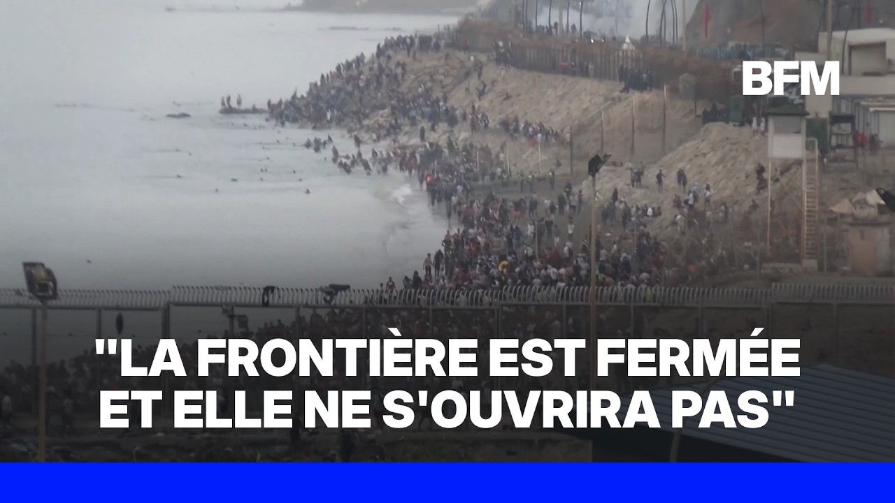 Ceuta: de nouveaux appels à franchir la frontière entre l'Espagne et le Maroc