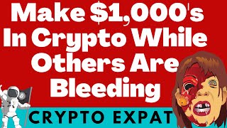 BLOOD BATH WEDNESDAY | Make Thousands in Crypto While Others Are Bleeding | Stable Coin Strategy 🚀🚀