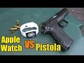 Ponen a prueba la resistencia de un "Apple Watch" con el disparo de una pistola 9mm