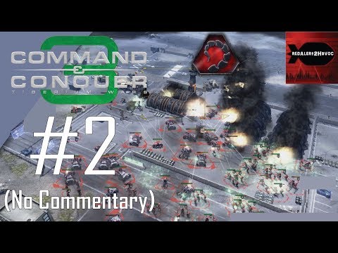 C&C3: Tiberium Wars - Nod Campaign Playthrough Part 2 (Andrews Air Force Base, No Commentary)