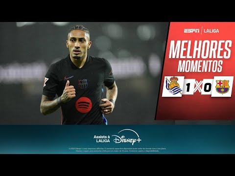 Gols e lances de Real Sociedad x Barcelona