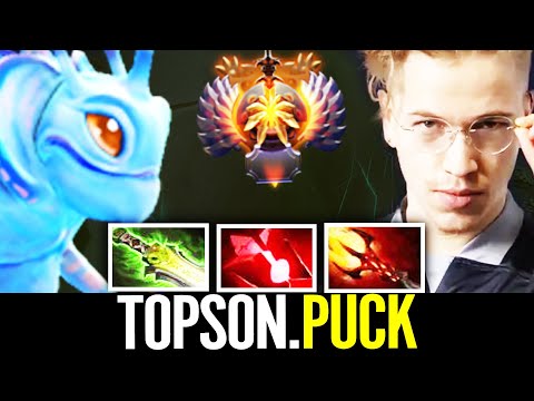 TOPSON Puck [FULL GAMEPLAY] - Pro Midlane Guide | Dota 2 IMMORTAL GAMEPLAY