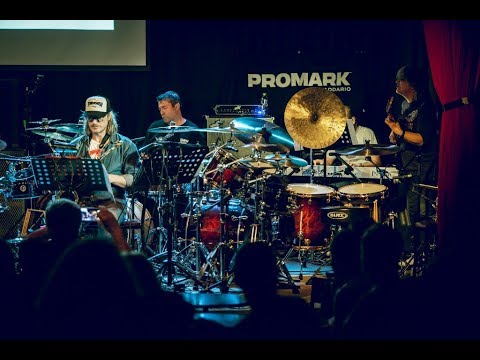 Menios Pasialis with Y.F.G during the Athens Drum Festival 2018 in Greece
