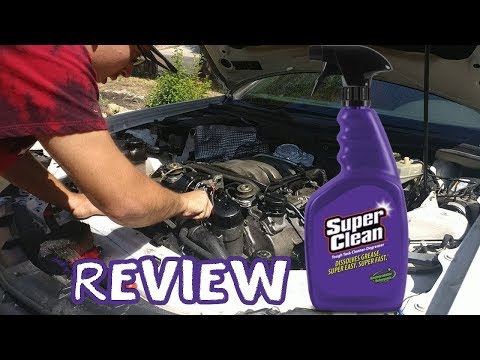 Review: Super Clean Degreaser Cleaning Engine Bay