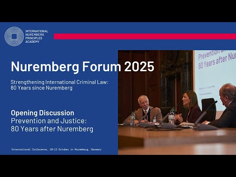 Nuremberg Forum 2025 – Opening Discussion