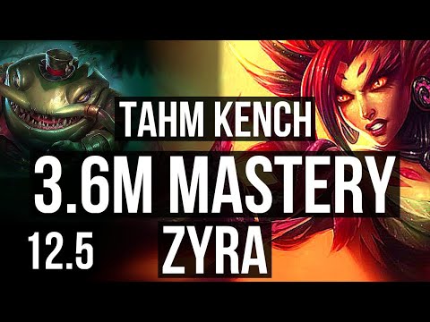 TAHM KENCH & Draven vs ZYRA & Kai'Sa (SUP) | 3.6M mastery, 6/2/11 | EUW Diamond | 12.5
