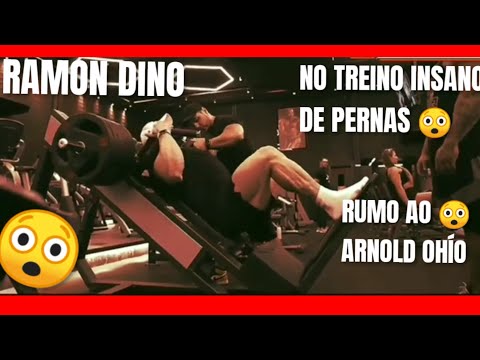 RAMON DINO FOI AO LIMITE NO TREINO DE PERNAS / RUMO AO ARNOLD OHÍO 😲.