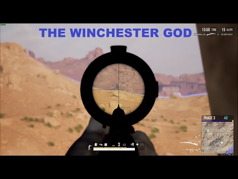 PUBG SOLO KARAKIN FULL GAMEPLAY - THE WINCHESTER GOD