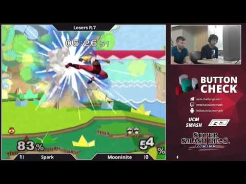 Spark (Sheik) vs Mooninite (Falcon) - Button Check 5 - Melee