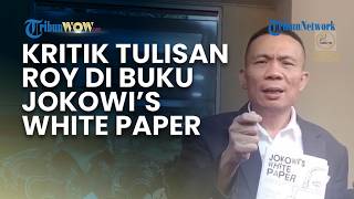 Rismon Kritik Penelitian Roy Suryo di Buku Jokowi's White Paper, Minta Tak Sesatkan Publik