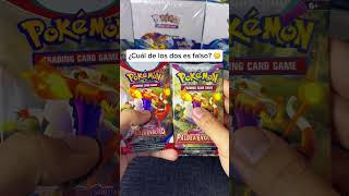 ¿Cuál de los dos es falso? 🤔 Déjanos tu comentario 💬#tcg #cartaspokemon #pokemoncards #pokemon