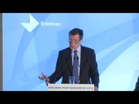 Keynote at the Edelman Trust Barometer