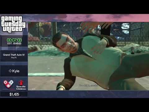 GTU2020 - Grand Theft Auto IV Any% by Kyle