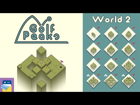 Golf Peaks: World 2 Walkthrough Guide & iOS / Android / PC Gameplay (by Lukasz Spierewka) - YouTube