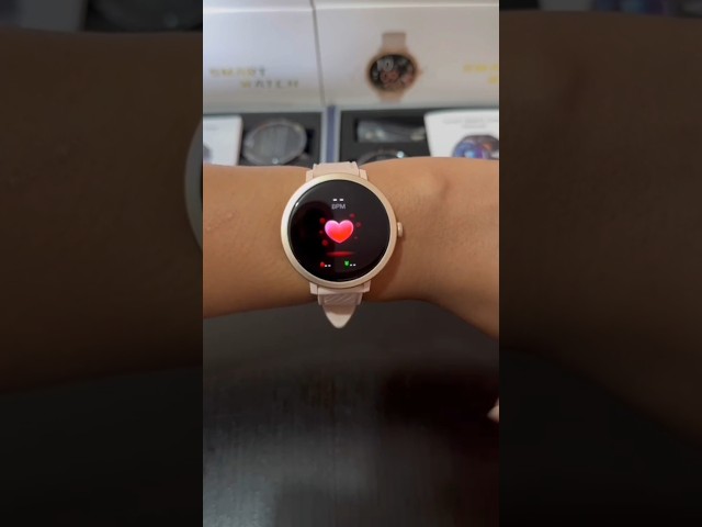 Vídeo relacionado con SLOKSFil Reloj Inteligente Mujer, 1.27" TFT con Llamadas Bluetooth Smartwatch Mujer, Ciclo Femenino, 24H Pulsometro, Monitor de sueño, 100+ Deportes, IP68 Waterproof, para Android/iOS (Oro Rosa)