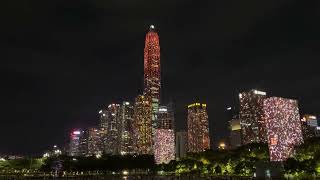 ［4K］深圳福田区ライトアップショー