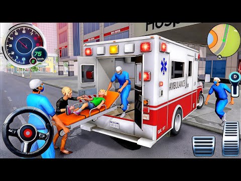 Ambulance City Rescue Simulator - 911 US Emergency Ambulance Driving 3D : Android Gameplay 
