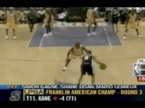 Gary Payton (Age 35) shuts down Tony Parker - 2004 WCSF Game 6
