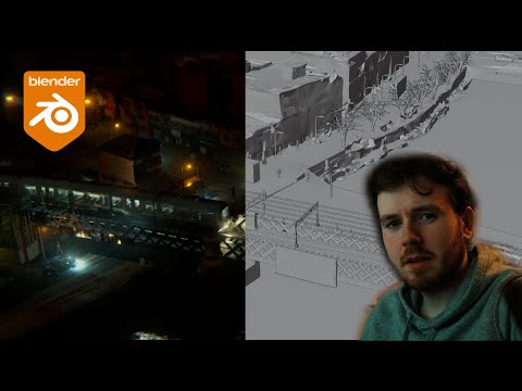 Recreating real cities in Blender