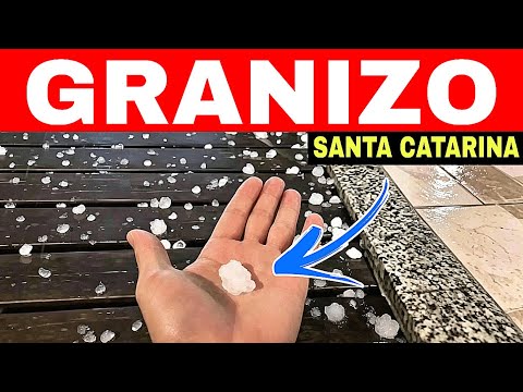 ⚠️ ALERTA: TEMPORAIS com GRANIZO em SANTA CATARINA – DOMINGO, 26/07/2026
