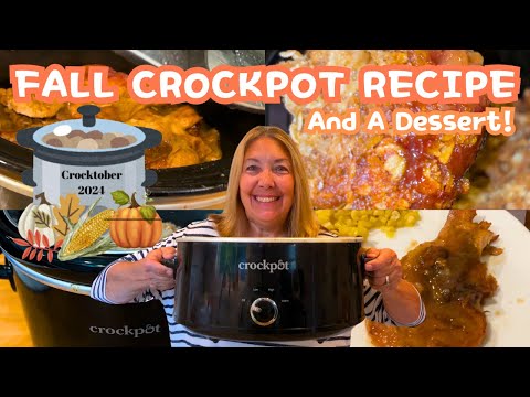 Crocktober 2025! Easy Fall Crockpot Recipe Plus A Dessert #crockpot #cooking