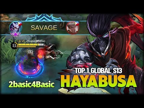 SAVAGE!! Nightmare from The Shadow. 2basic4Basic Top 1 Global S13 Hayabusa - Mobile Legends