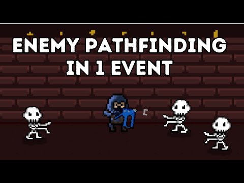 Enemy Pathfinding in just ONE event! - In Gdevelop