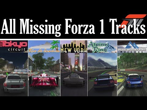 Forza 1 - ALL MISSING TRACKS (Tokyo, Rio, Blue Mountains, Alpine Ring, New York)