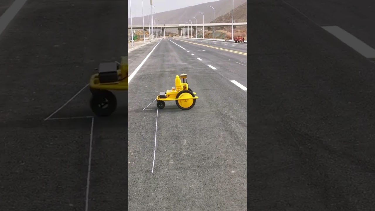 Automatic Road Marking Robot Is Amazing