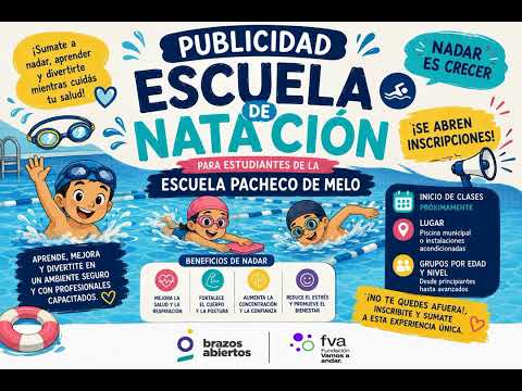 T2025-Publicidad: Escuela de Natación-El Carril-Salta-Esc. N°4321 Dr. José Andrés Pacheco de Melo-6°