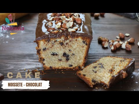 Délicieux cake aux noisettes et chocolat