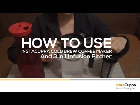 How To Use InstaCuppa Cold Brew Coffee Maker And 3 in 1 Infusion Pitcher