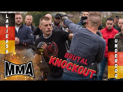 Brutales Knockout | LaVie656 vs The Underdog | MMA | Fight 1/5 | Season 5 - Fall of the King