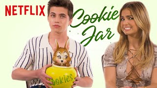 Tanner Buchanan and Addison Rae Answer Odd Questions From a Nosy Cookie Jar | He's All That| Netflix