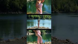 SUMMER - pruhované šaty, malinová - velikost sedne od S do M