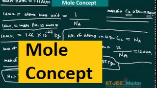 Mole concept IIT JEE chemistry video lectures