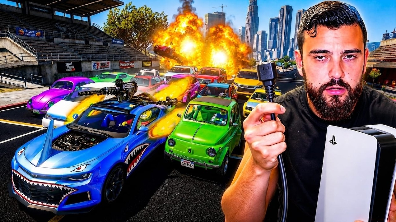 ESTA CARRERA ME HIZO APAGAR LA PS5 Y ACABAR EL VIDEO - GTA 5 ONLINE