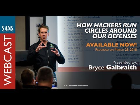 SANS Webcast: How hackers run circles around our defenses