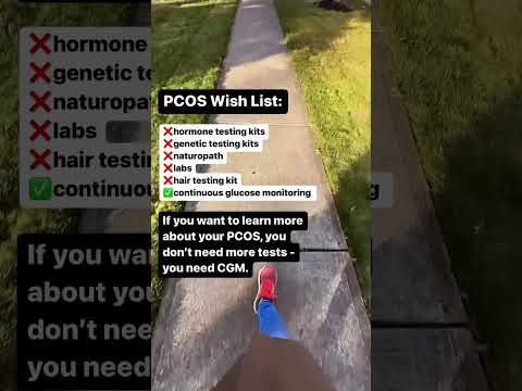 CGM for PCOS can be so illuminating. #cgm #diabetes #insulinresistance #pcosweightloss #pcos #health