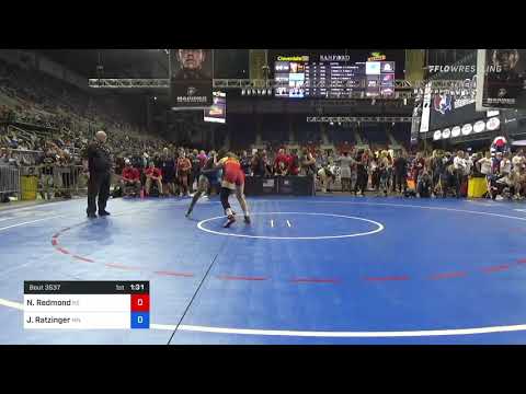 127 Lbs Consi Of 8 #2 - Nicole Redmond, Kansas Vs Joel Makem Ratzinger, Minnesota 4f7e