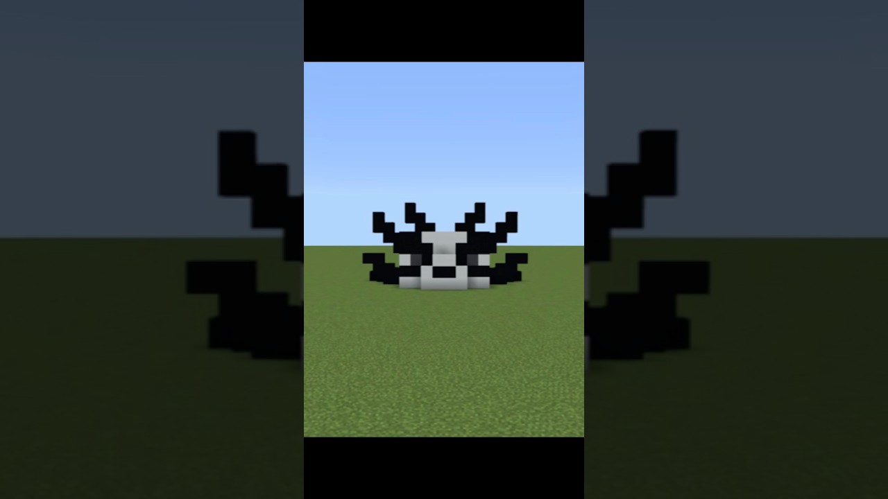 ウーパールーパーとパンダを混ぜると？#minecraft #shorts #はやりのやつ #バズれ