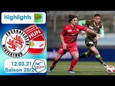 Highlights: FC Winterthur vs FC Thun (12.03.21)
