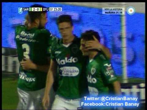 Sarmiento 2 Defensa y Justicia 1 (Relato Matias Palacios) Torneo Primera Division 2015
