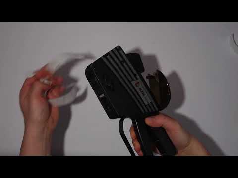 Blitz Preisauszeichner Etiketten wechseln, Etikettenrolle wechseln - Anleitung