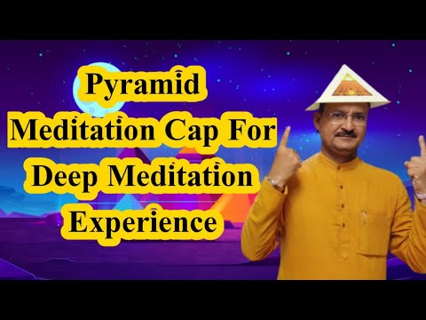 White plastic power 300 meditation pyramid, for home