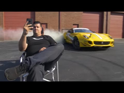 Exclusive Interview with Federico and His Ferrari Drift Car (and skids)